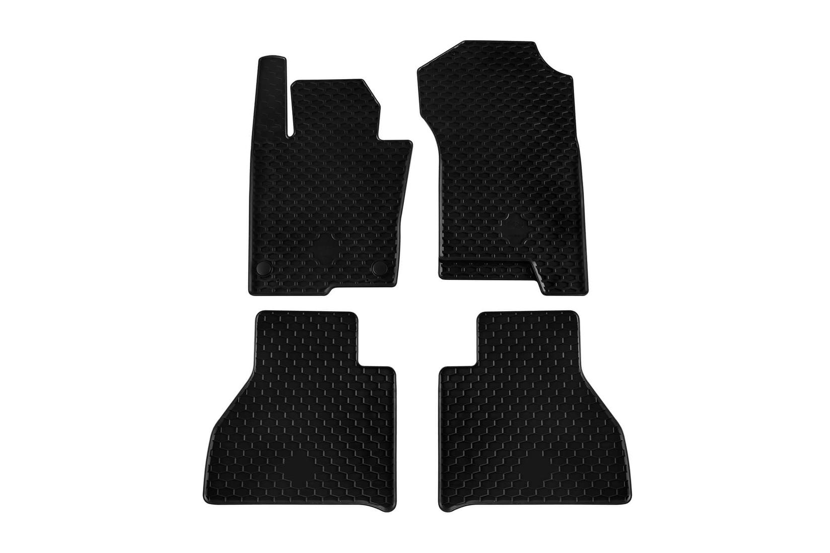 GUMARNY ZUBRI Гумени патосници за Mercedes X класа W470 по 2017 година 4 дела црни