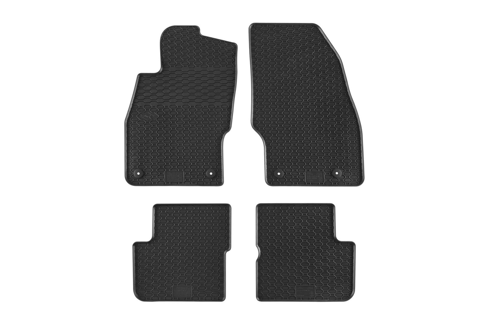 GEYER & HOSAJA Гумени патосници за Opel Corsa D 2006-2014 Corsa E 2014-2019 4 дела црни