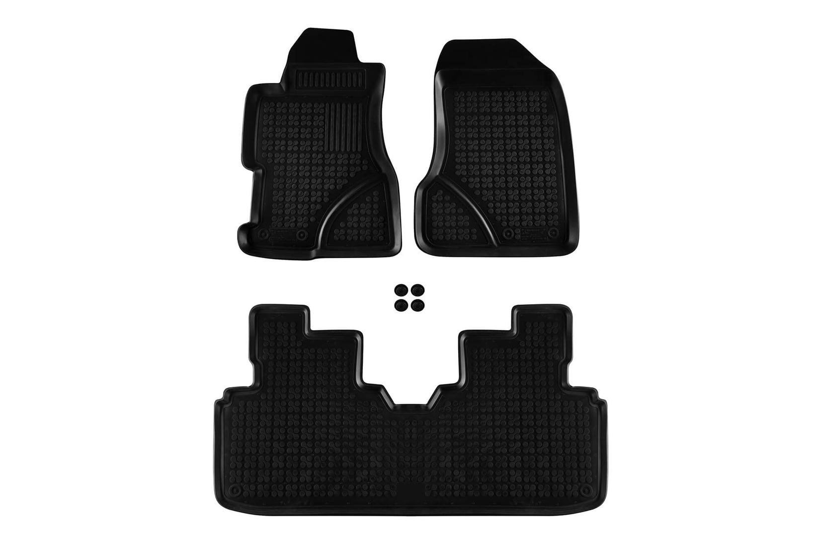 REZAW-PLAST Гумени патосници за Honda Civic 2001-2006 5 врати 3 дела црни