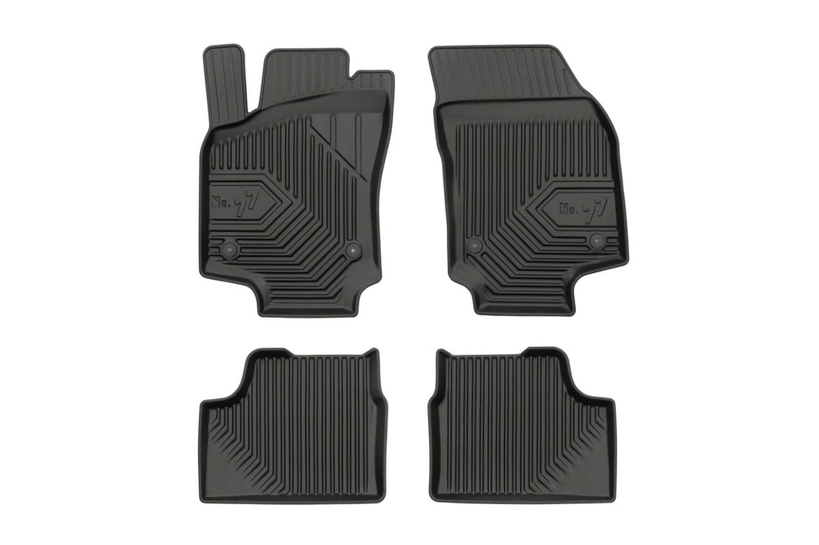 FROGUM 2.5D Гумени патосници модел 77 за Opel Astra H 2004-2014 Astra H GTC 2005-2010 4 дела црни