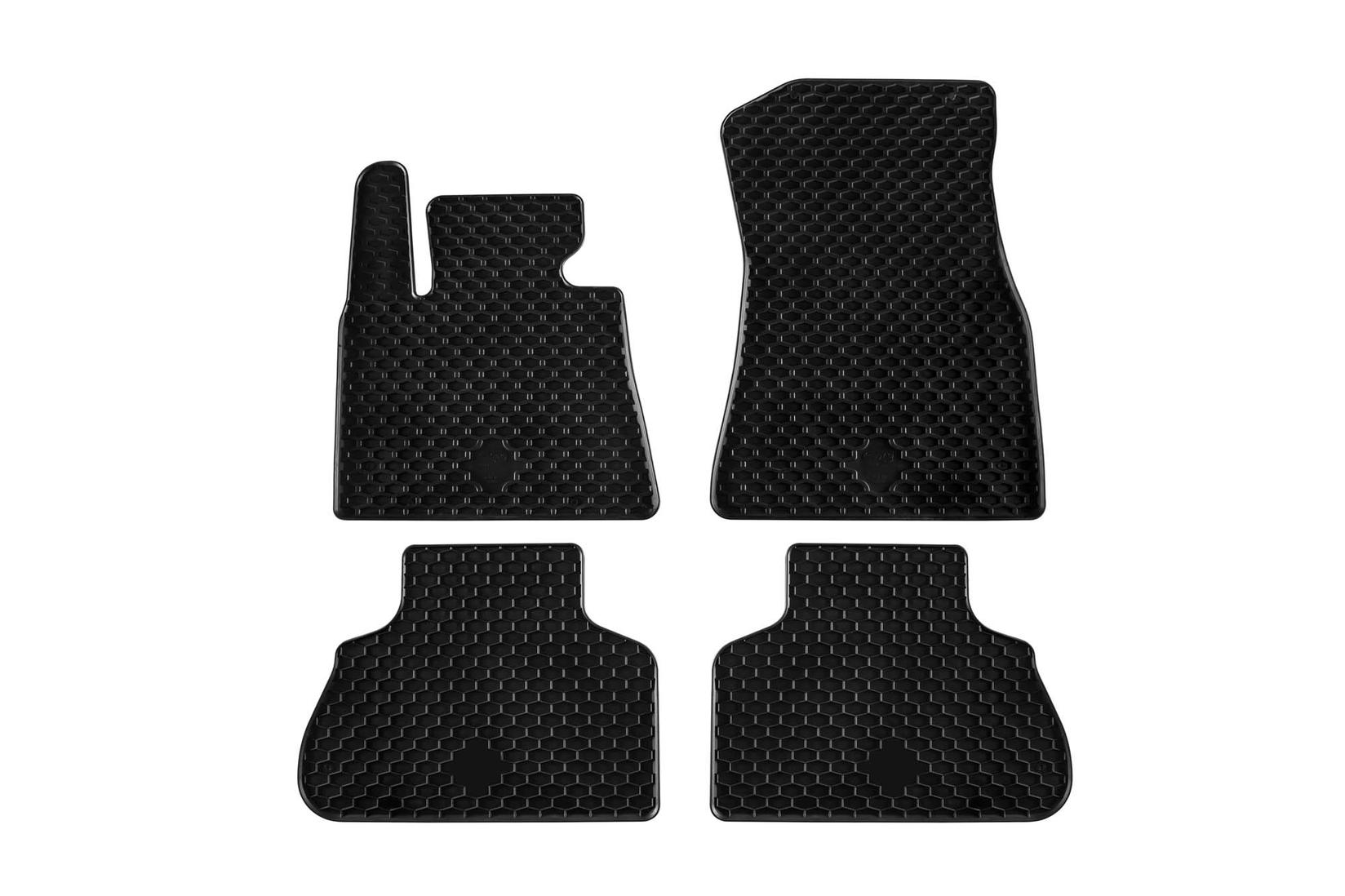 GUMARNY ZUBRI Гумени патосници за BMW X5 G05 X6 G06 по 2019 година 4 дела црни