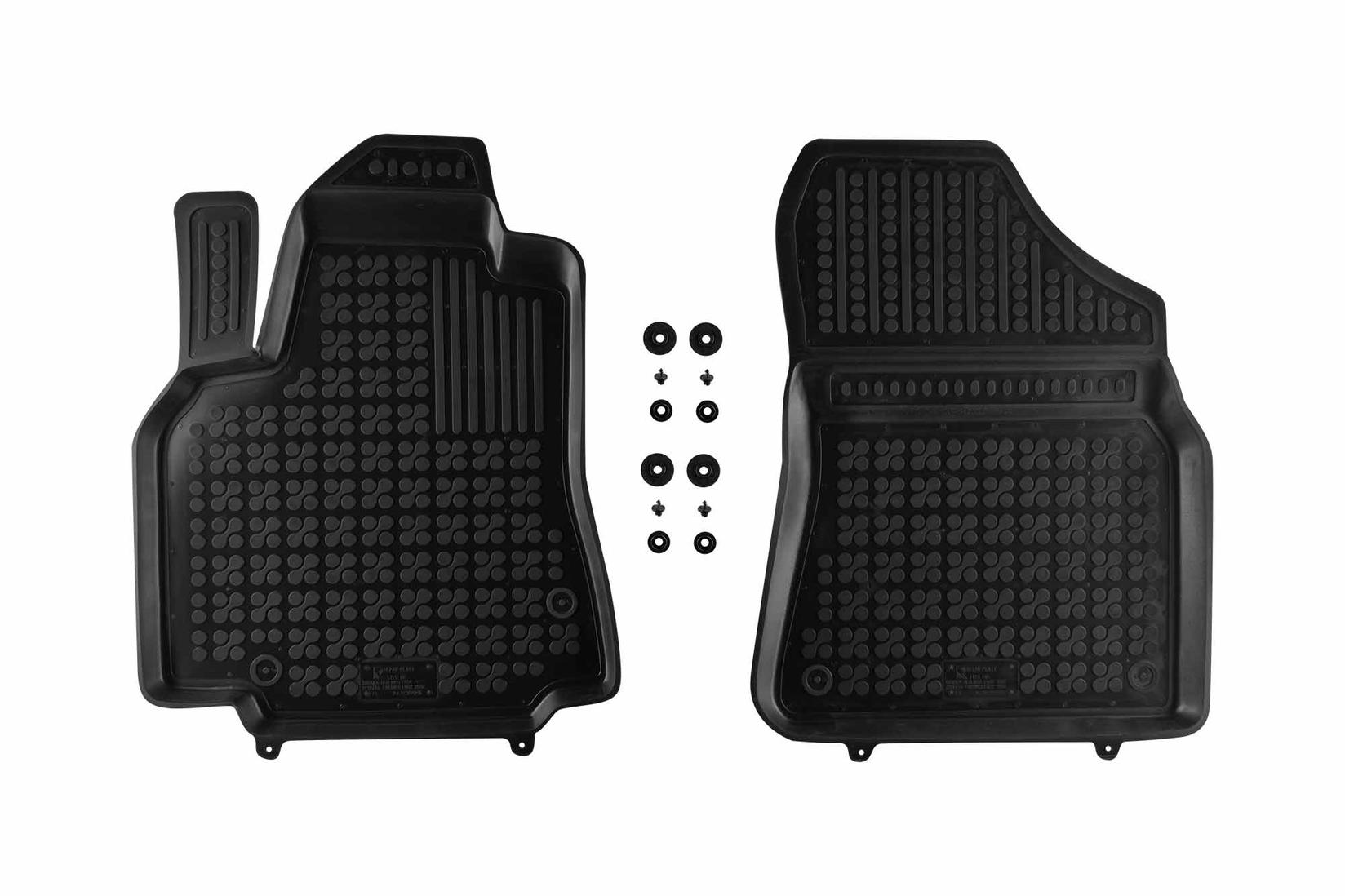 REZAW-PLAST Гумени патосници за Citroen Berlingo Peugeot Partner 2008-2018 2 дела црни