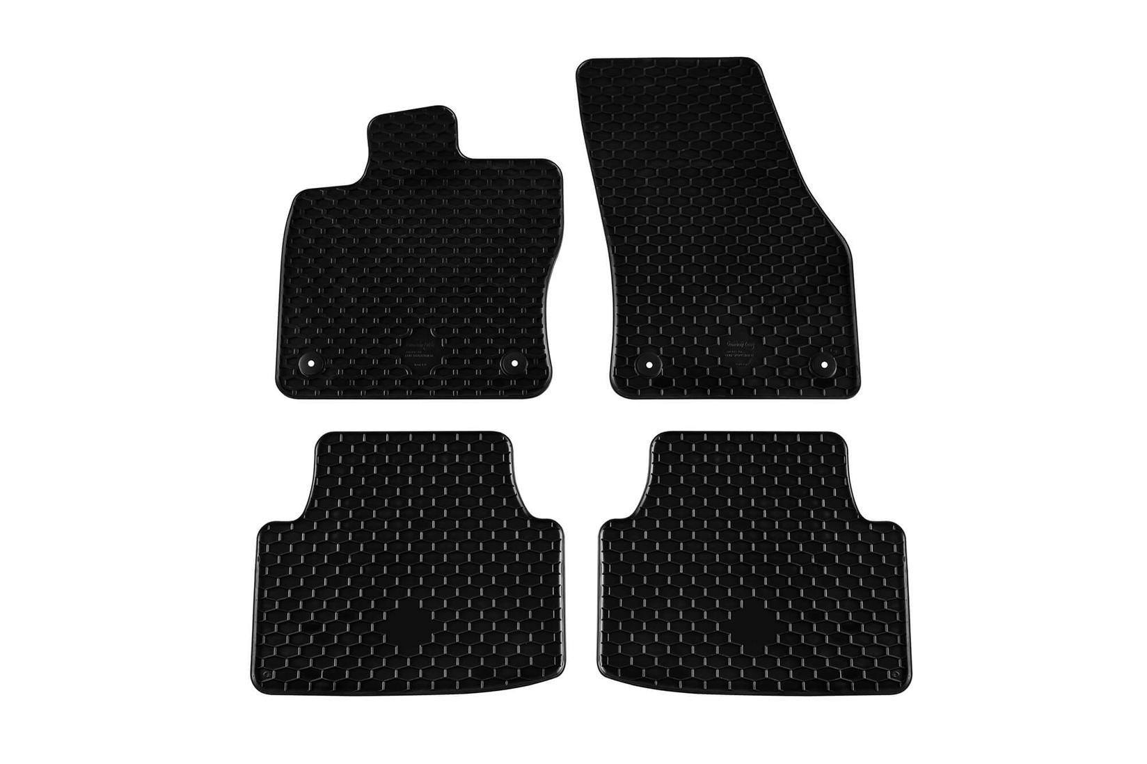 GUMARNY ZUBRI Гумени патосници за VW Golf Sportsvan 2014-2020 4 дела црни