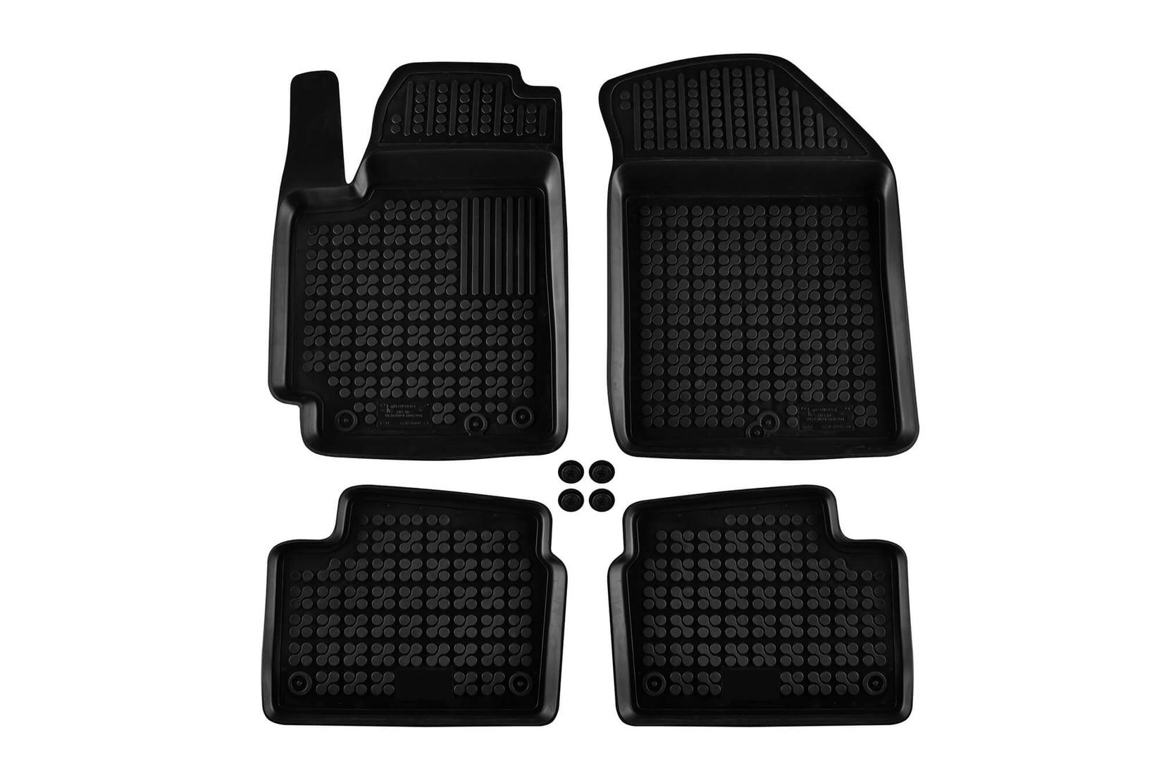 REZAW-PLAST Гумени патосници за Kia Picanto 2011-2017 4 дела црни