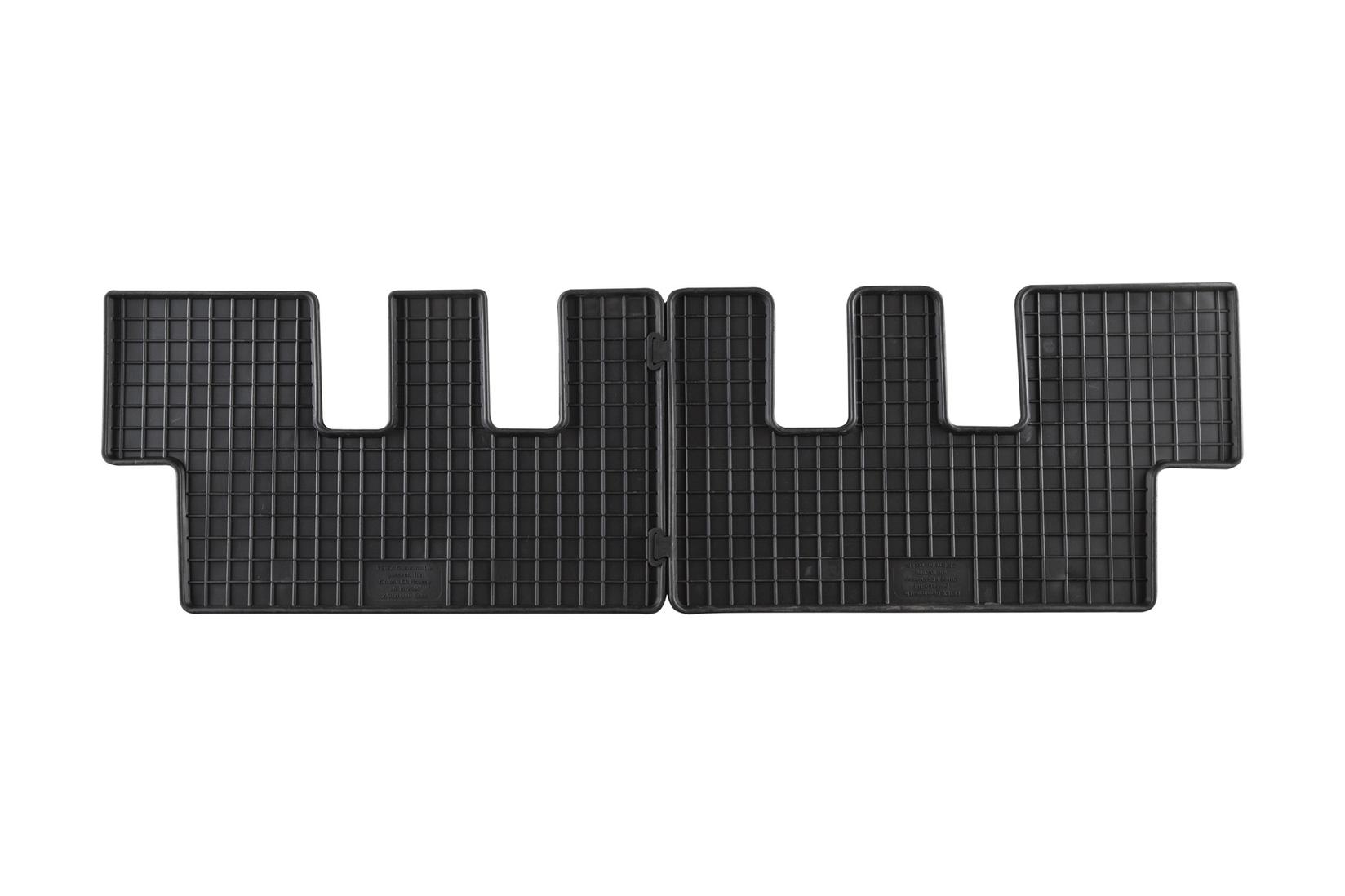 PETEX Гумени патосници за Citroen C4 Picasсо 2006-2013 7 места за втори ред седишта 2 дела црни