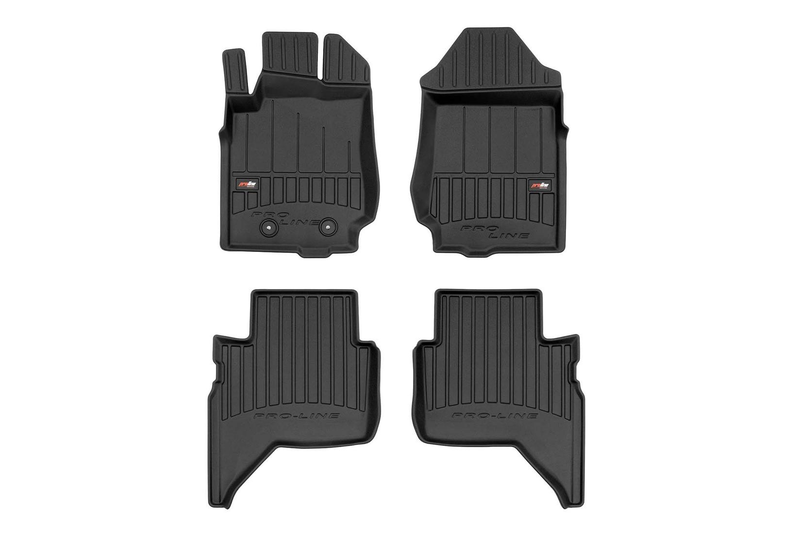 FROGUM 3D Гумени патосници за Ford Ranger 4 по 2018 година 4 дела црни