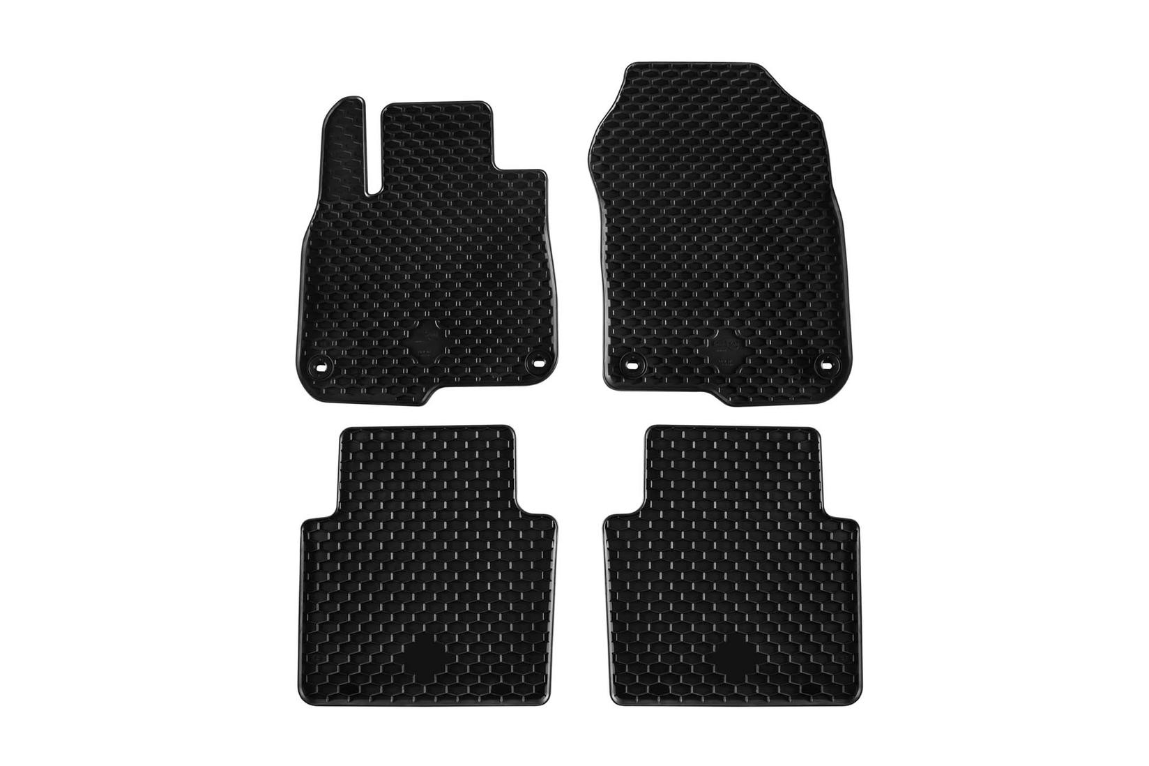 GUMARNY ZUBRI Гумени патосници за Honda CR-v по 2017 година 4 дела црни