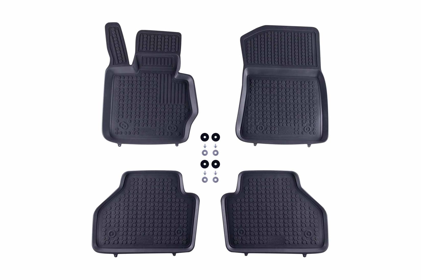 REZAW-PLAST Гумени патосници за BMW X3 F25 2010-2017 X4 F26 2014-2018 4 дела сиви