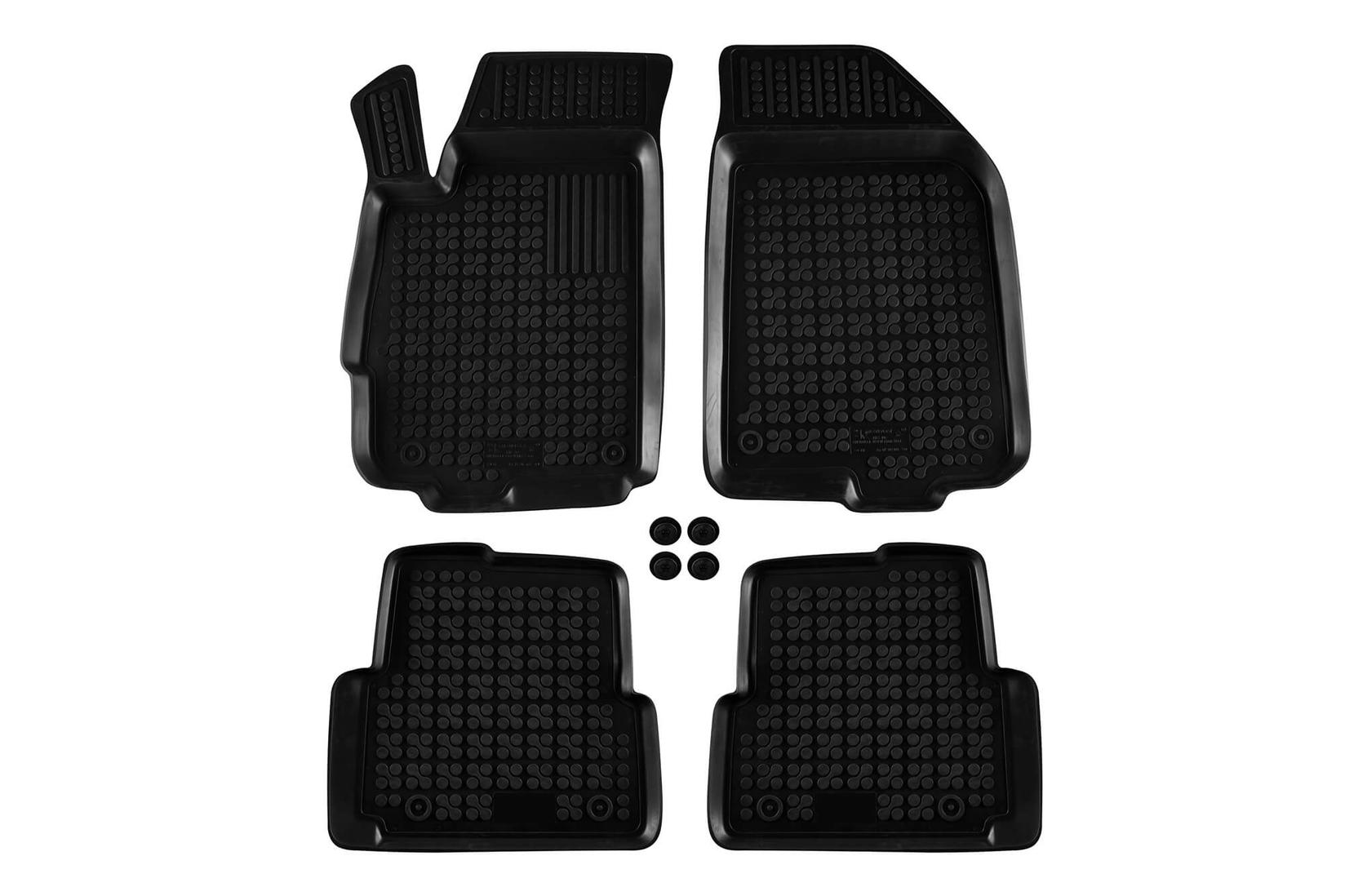 REZAW-PLAST Гумени патосници за Chevrolet Aveo 2011-2020 4 дела црни