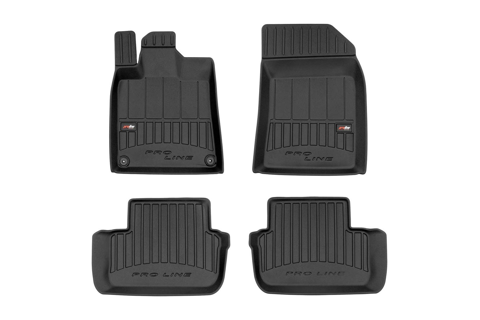 FROGUM 3D Гумени патосници за Peugeot 407 2004-2011 4 дела црни