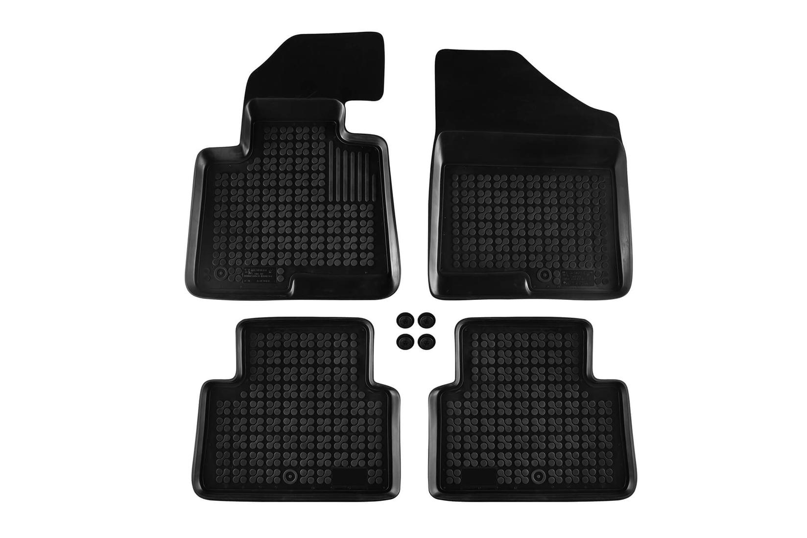REZAW-PLAST Гумени патосници за Hyundai Santa Fe 2012-2018 4 дела црни