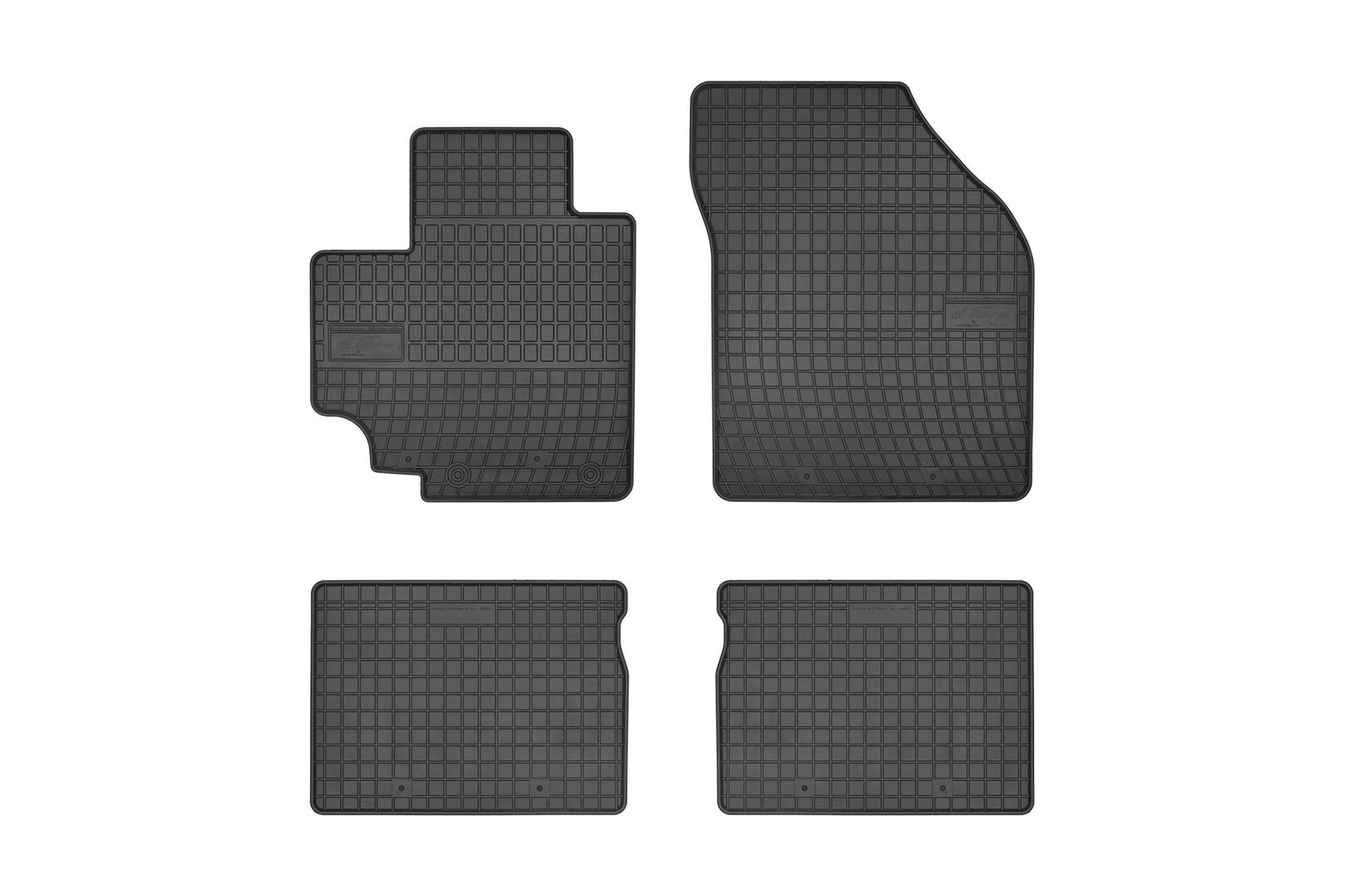 FROGUM Гумени патосници за Suzuki Celerio по 2015 година 4 дела црни