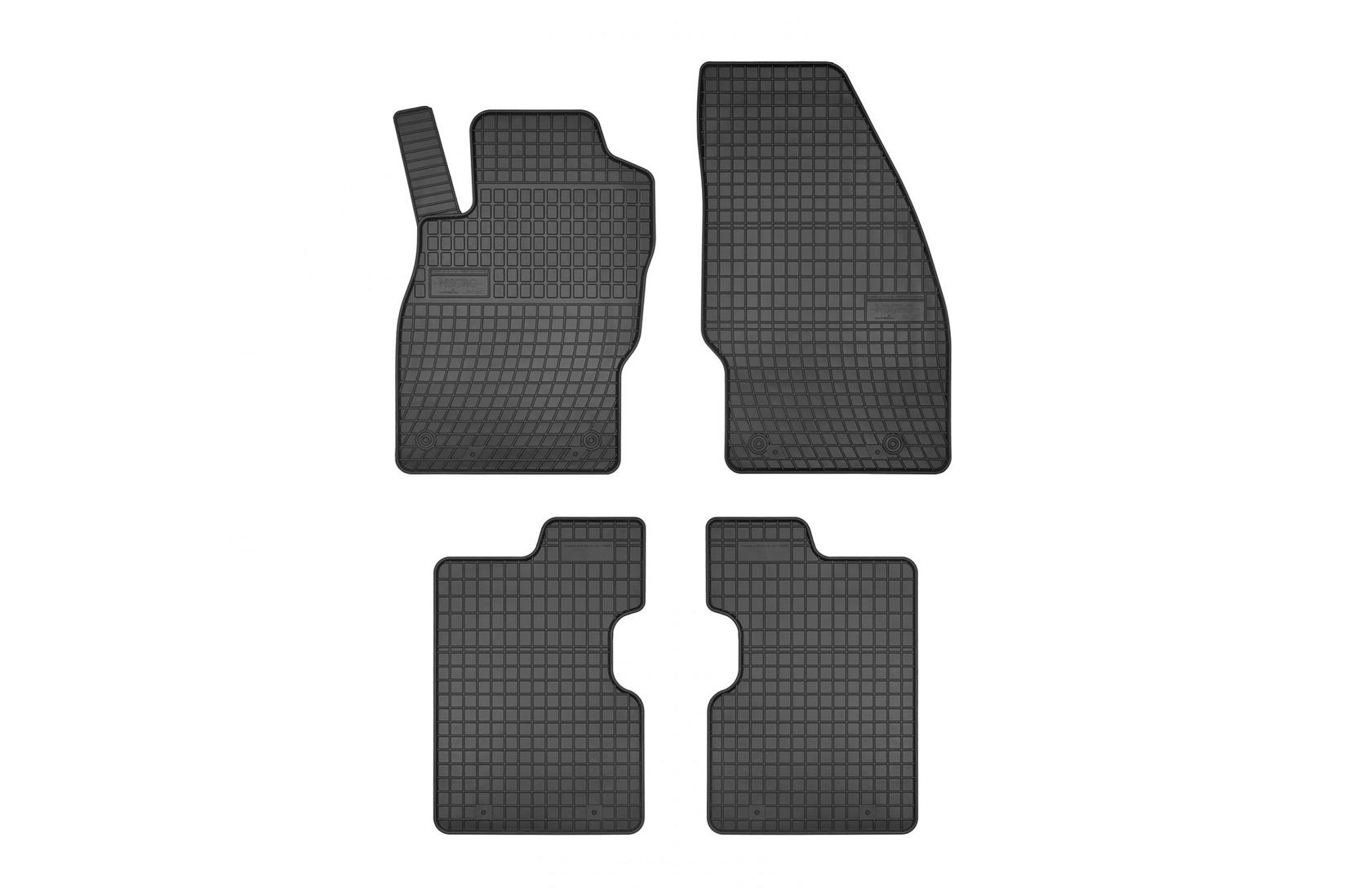 FROGUM Гумени патосници за Opel Corsa Е 2014-2019 4 дела црни