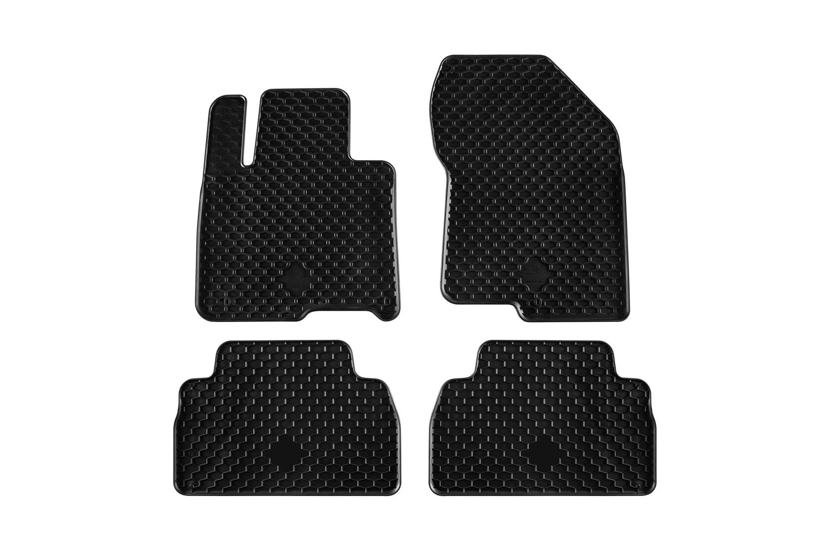 GUMARNY ZUBRI Гумени патосници за Hyundai Santa Fe по 2019 година 4 дела црни