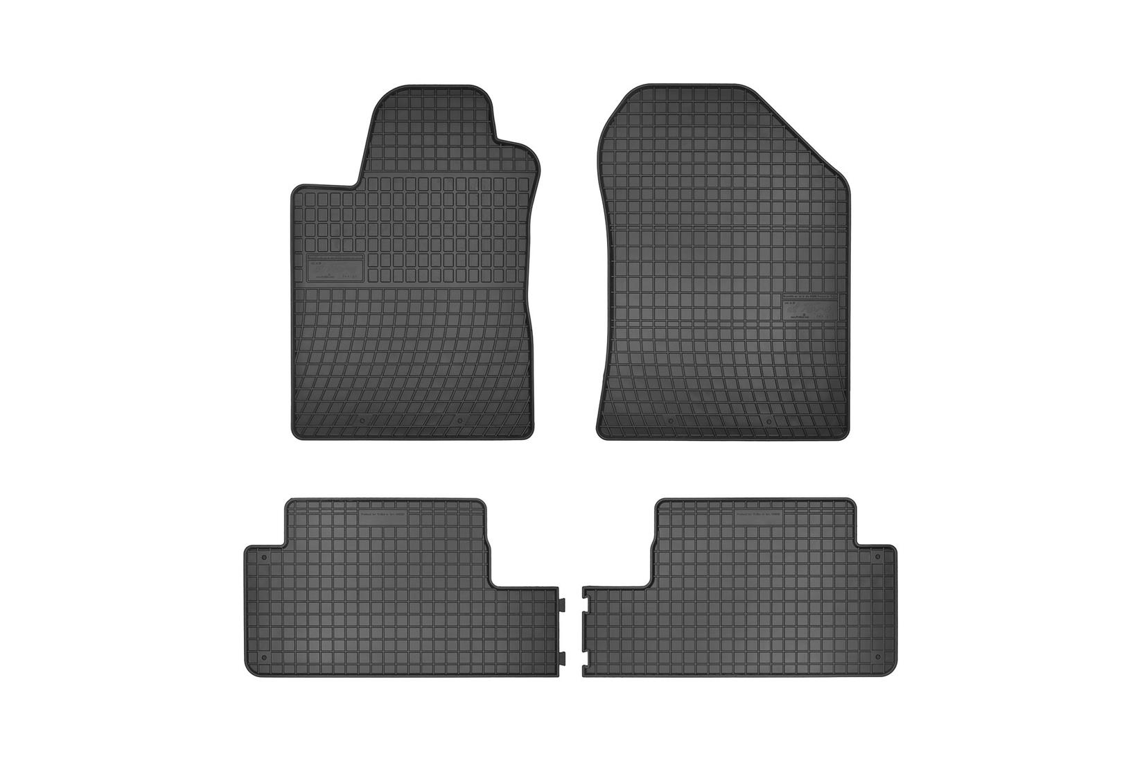 FROGUM Гумени патосници за Toyota Corolla Verсо 2004-2009 4 дела црни