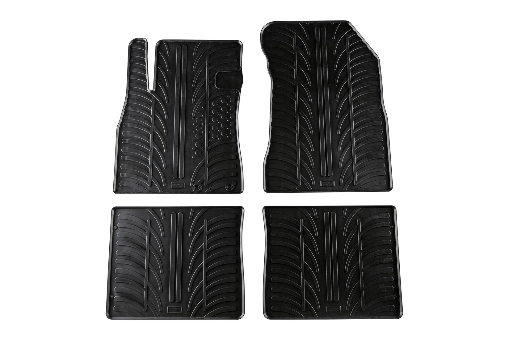 GLEDRING Гумени патосници за Nissan Note 2013-2020 4 дела црни