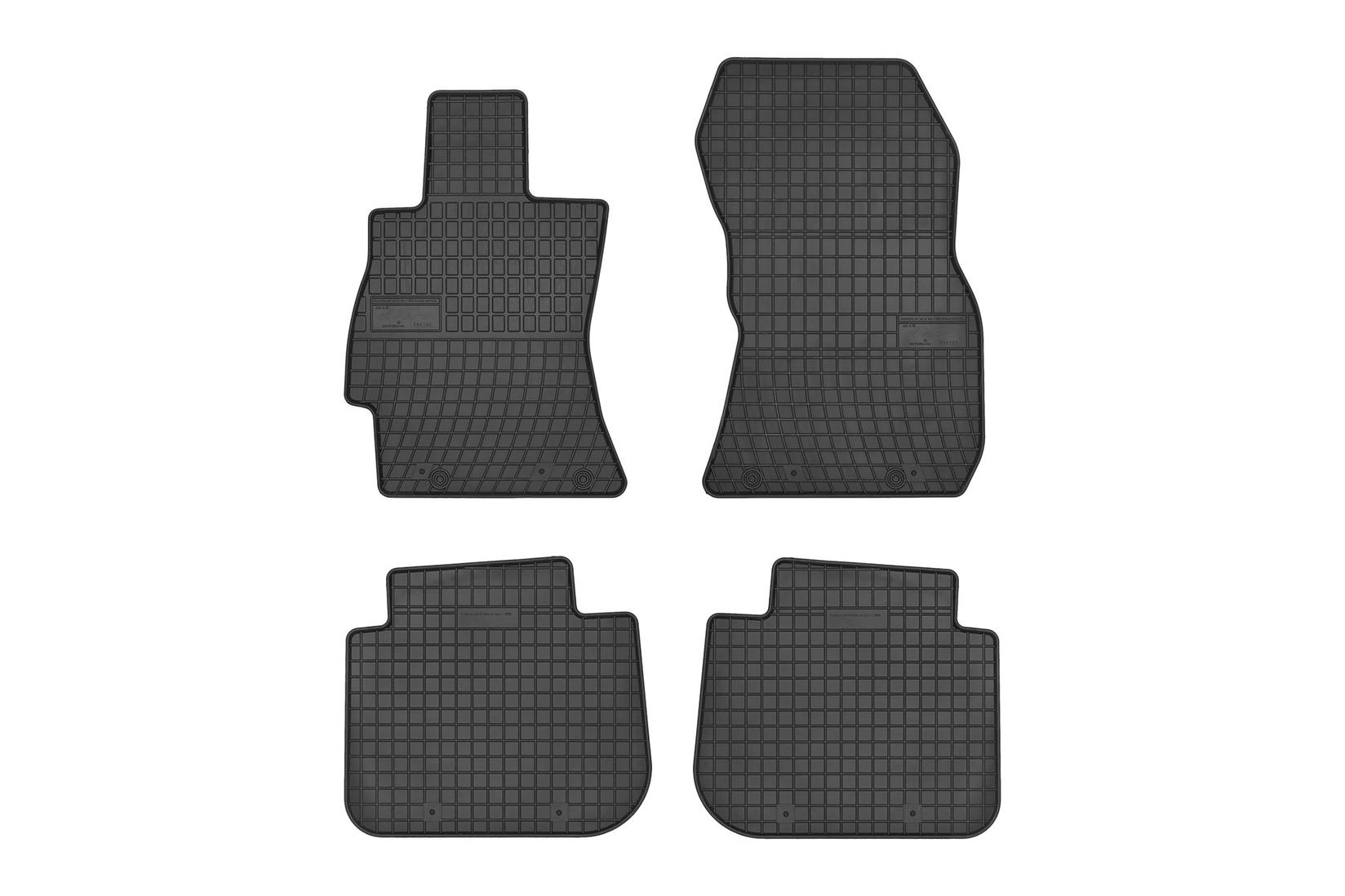 FROGUM Гумени патосници за Subaru Forester 2013-2018 Outback 2009-2014 Legacy 2009-2014 4 дела црни