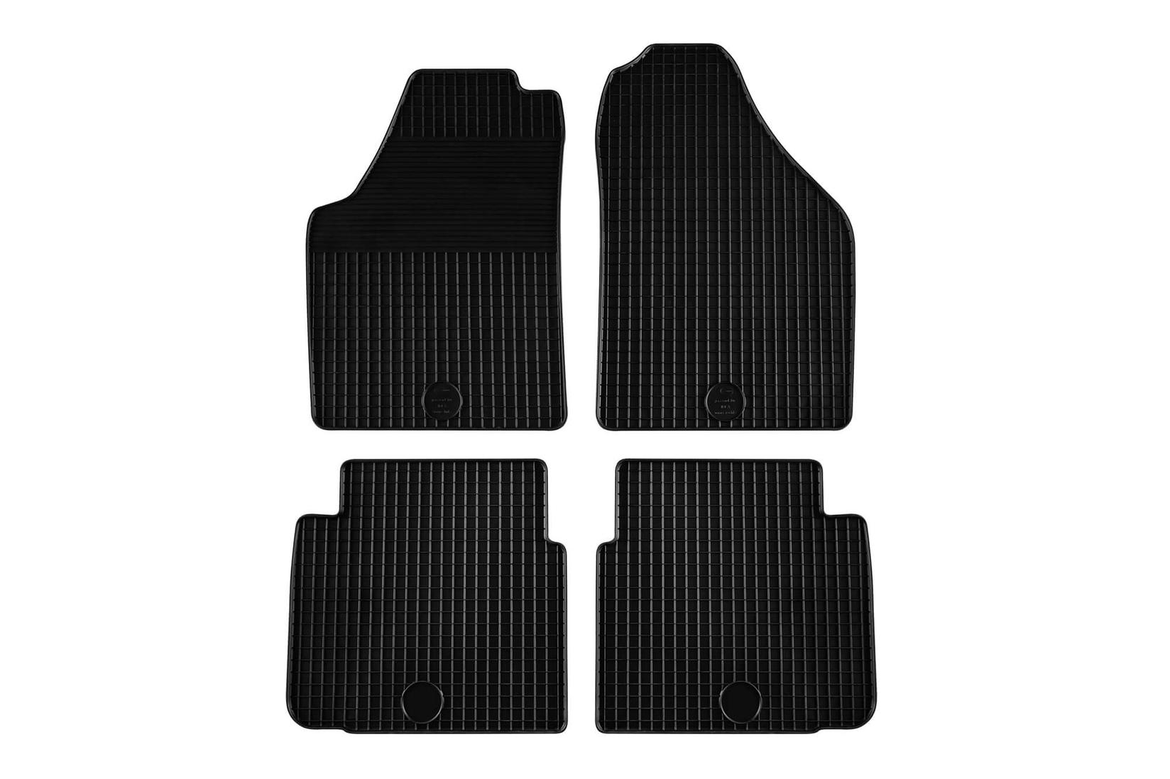 GUMARNY ZUBRI Гумени патосници за Fiat Idea 2003-2012 4 дела црни