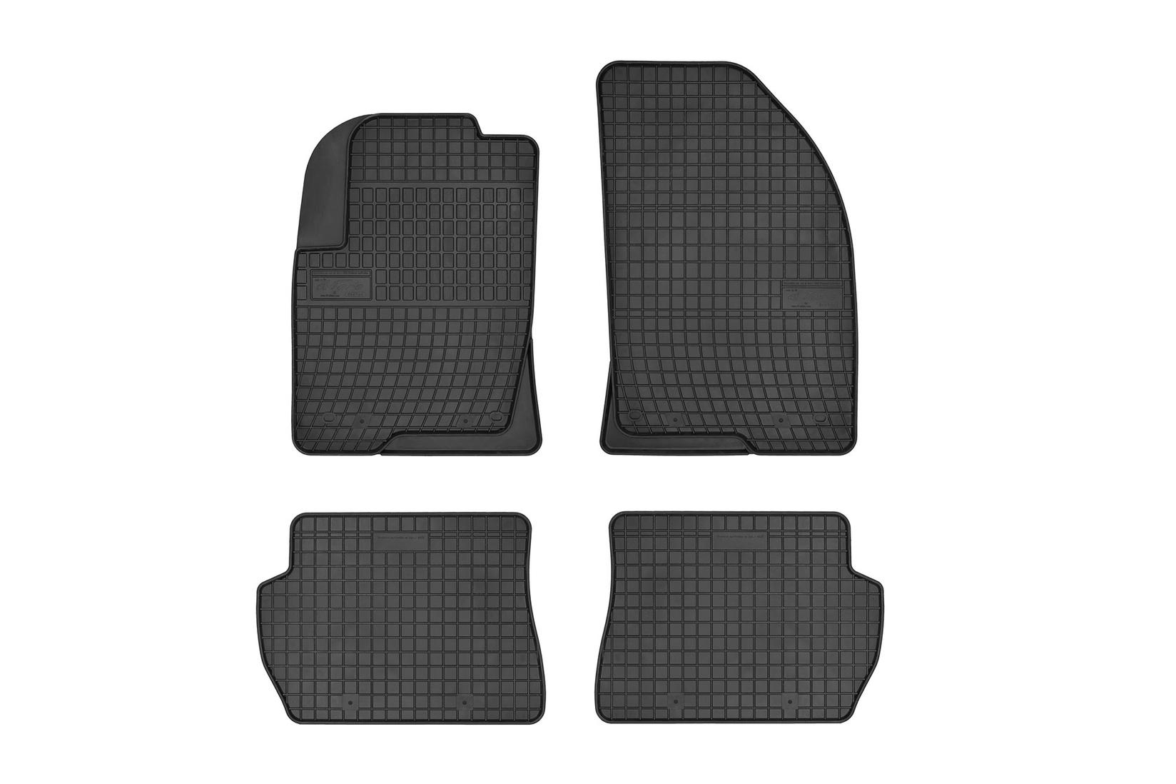 FROGUM Гумени патосници за Ford Fusion 2002-2013 Fiesta 2002-2008 Mazda 2 2002-2007 4 дела црни
