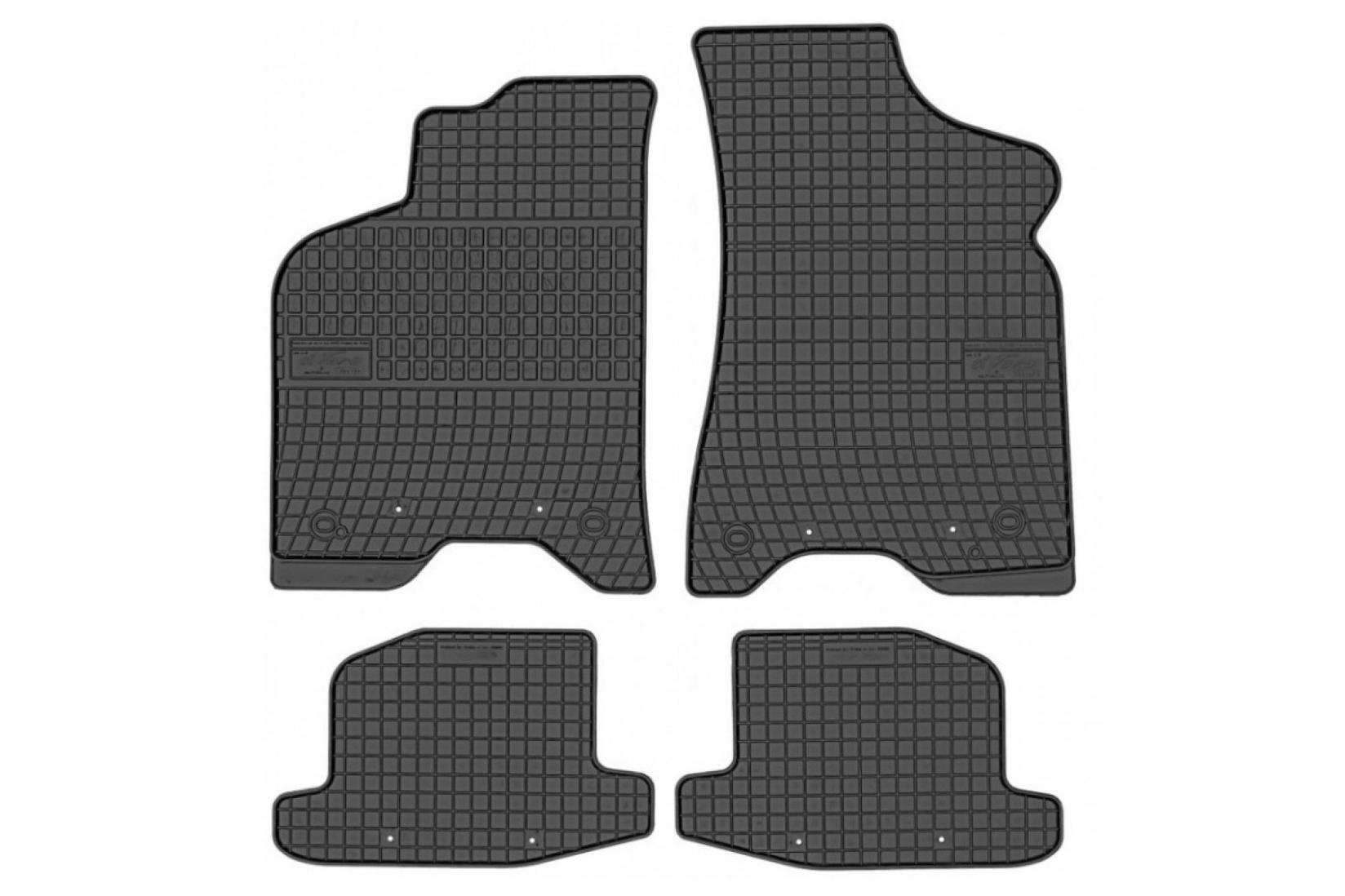 FROGUM Гумени патосници за VW Lupo Seat Arosa 1997-2005 4 дела црни