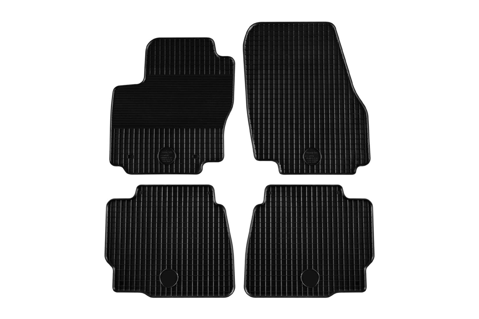 GUMARNY ZUBRI Гумени патосници за Ford Galaxy 2010-2015 Mondeo S-Max 2007-2015 4 дела црни