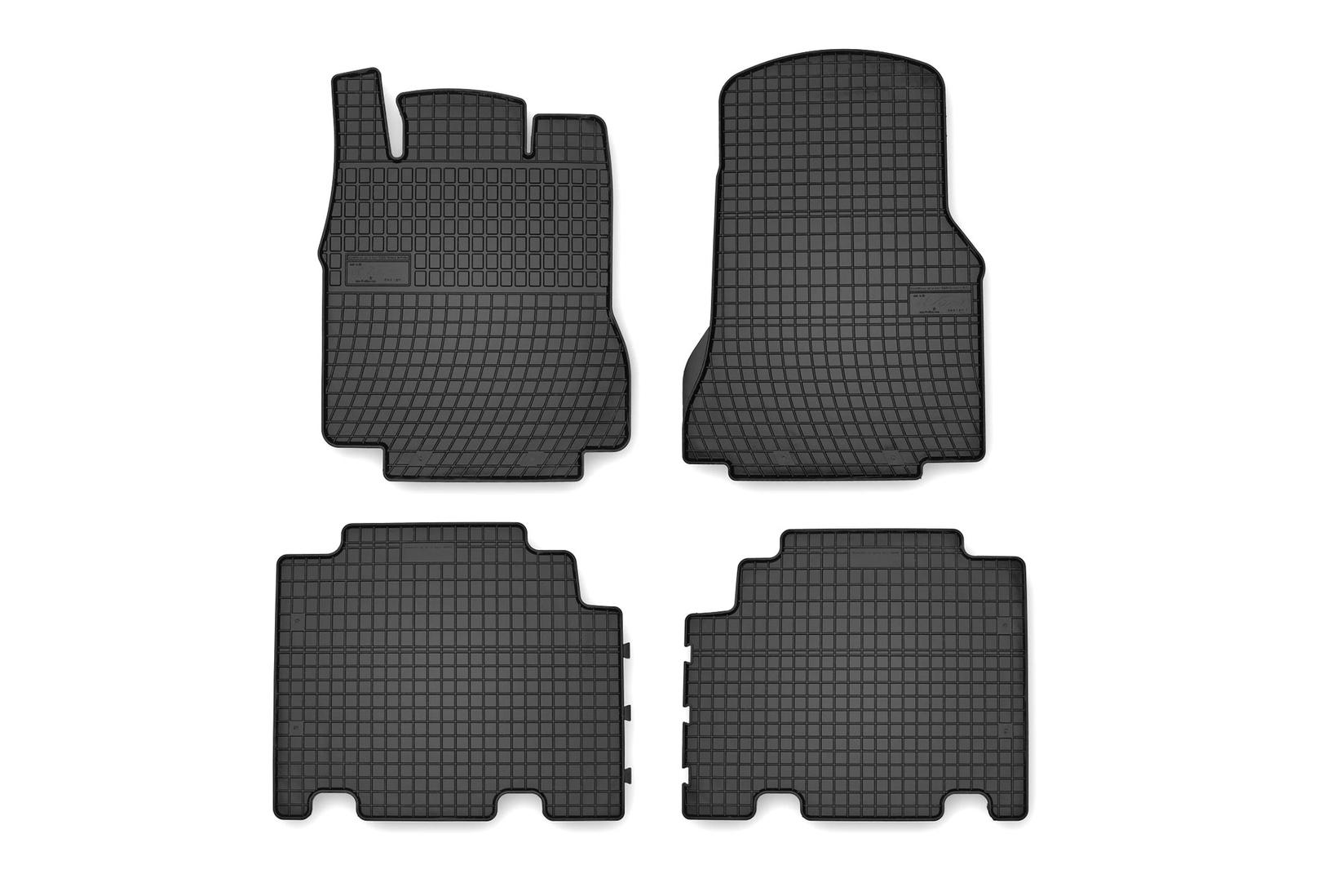 FROGUM Гумени патосници за Mercedes A класа W168 2001-2004 долга верзија 4 дела црни