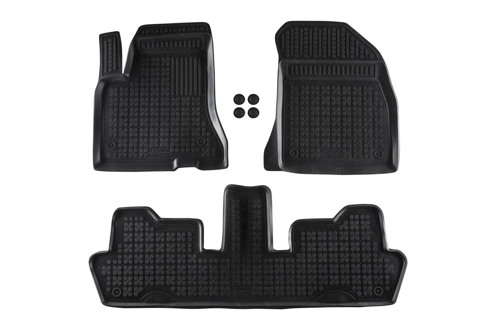 REZAW-PLAST Гумени патосници за Citroen C4 Picasсо C4 Grand Picasсо 2006-2013 3 дела црни
