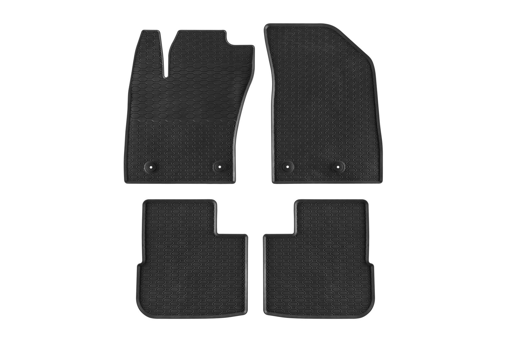 GEYER & HOSAJA Гумени патосници за Fiat Tipo хечбек караван по 2016 година 4 дела црни