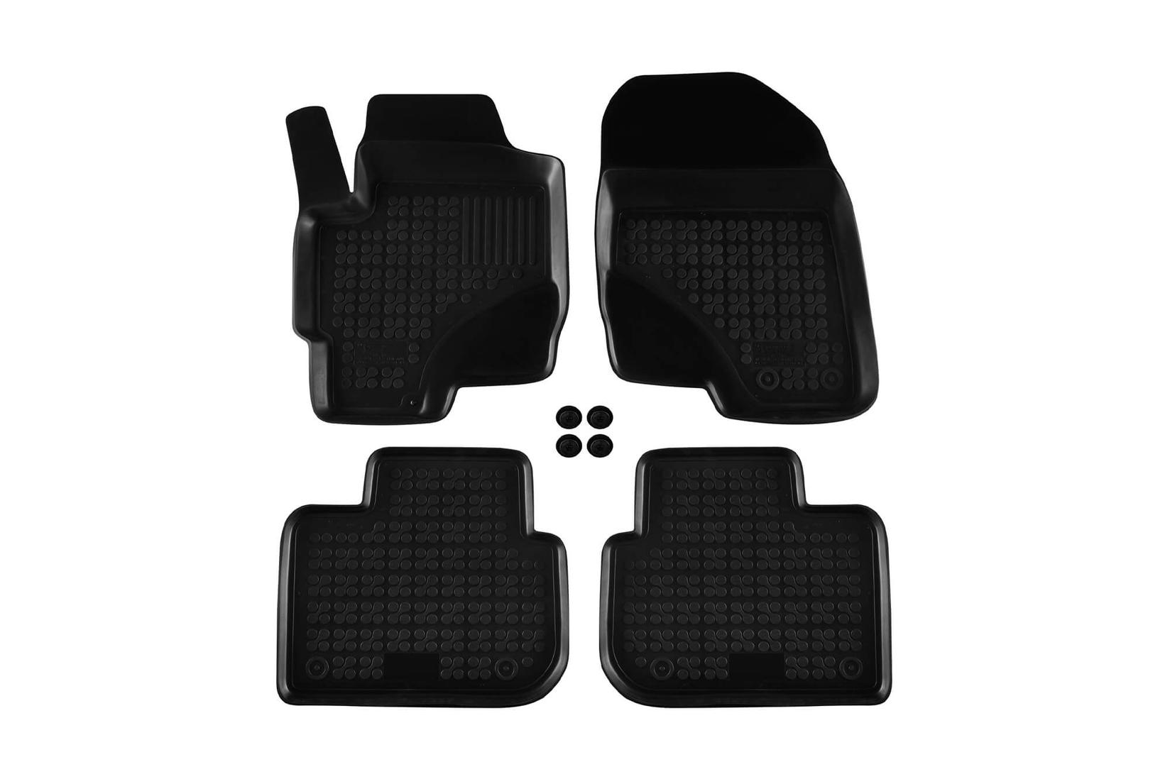 REZAW-PLAST Гумени патосници за Mitsubishi Colt 2009-2012 5 врати 4 дела црни