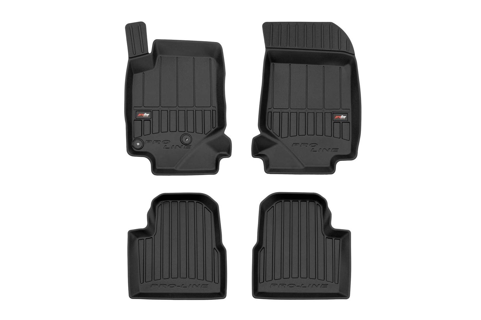 FROGUM 3D Гумени патосници за Citroen C4 Peugeot 2008 по 2019 година 4 дела црни