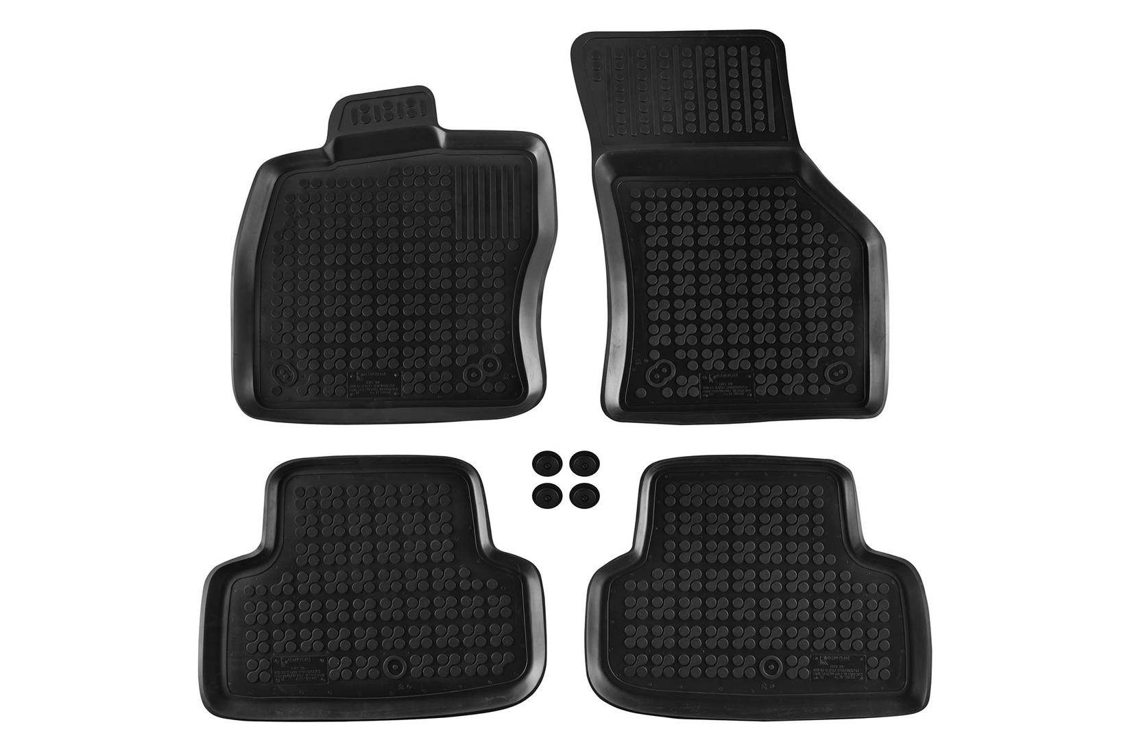 REZAW-PLAST Гумени патосници за Audi A3 S3 седан Sportback 2012-2020 VW Golf VII 2012-2019 VW Golf VIII хечбек TSI TDI по 2019г 4 дела