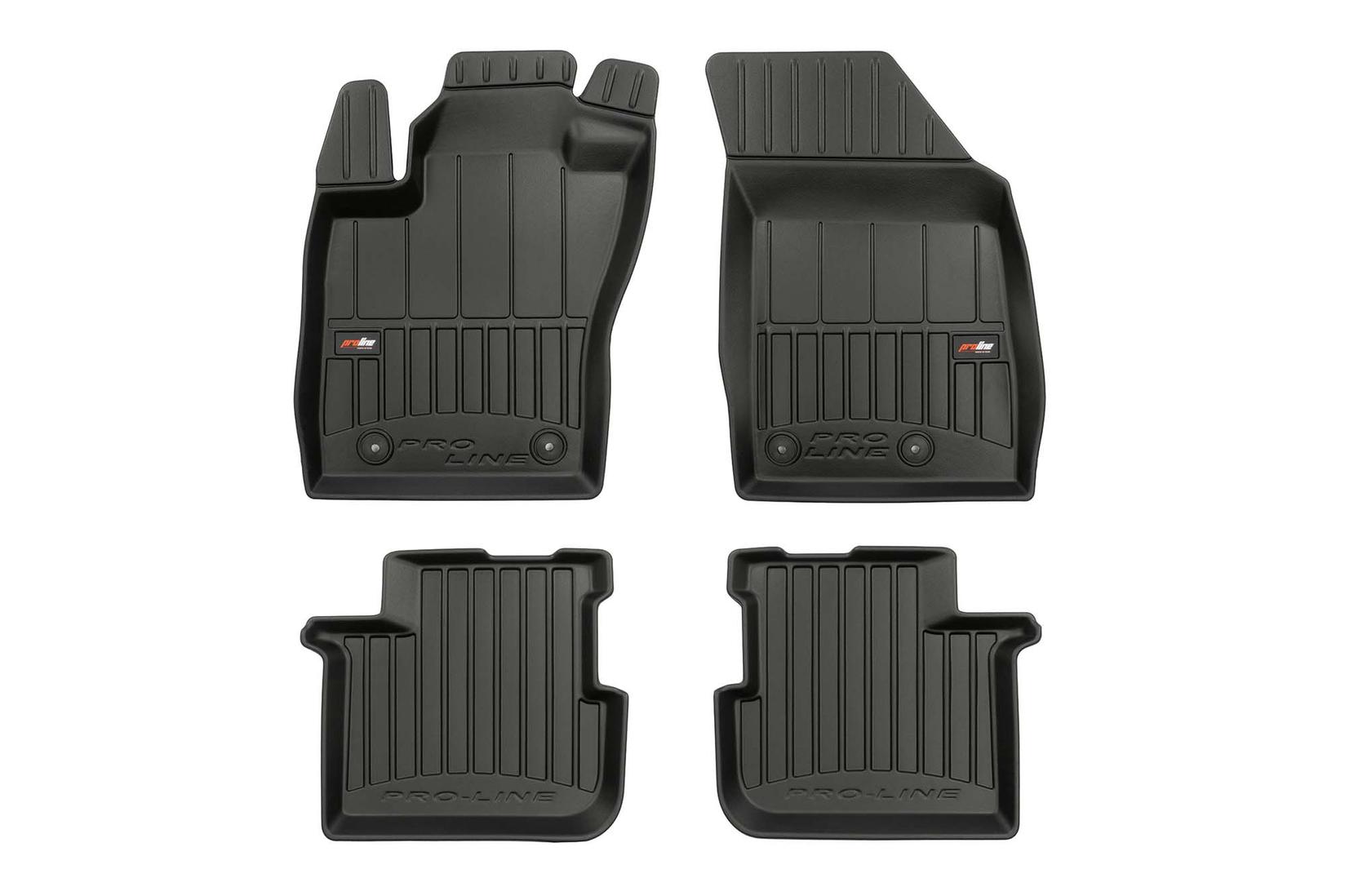 FROGUM 3D Гумени патосници за Fiat Tipo хечбек по 2015 година 4 дела црни