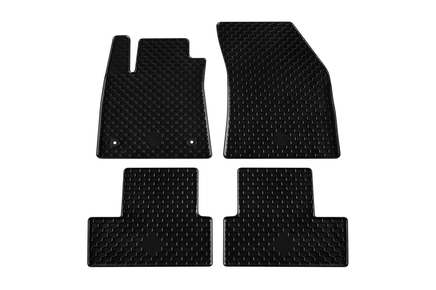 GUMARNY ZUBRI Гумени патосници за Renault Megane 2015-2022 4 дела црни