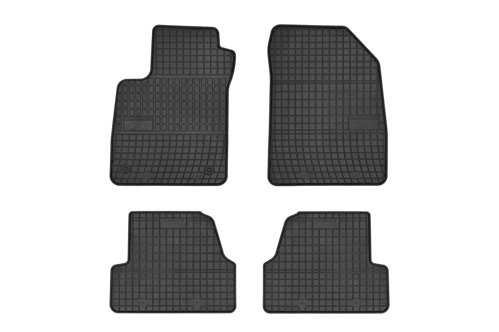 FROGUM Гумени патосници за Opel Mokka 2012-2019 Chevrolet Trax 2013-2019 4 дела црни