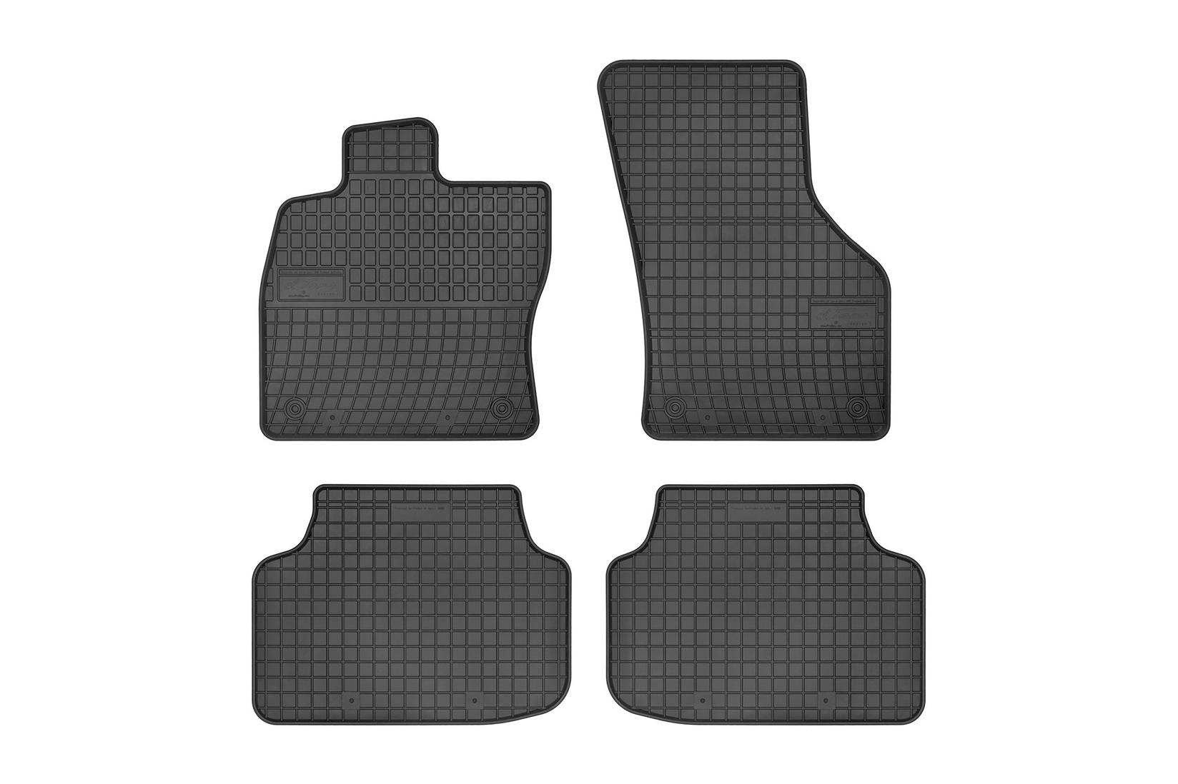 FROGUM Гумени патосници за Skoda Octavia 2012-2019 Octavia по 2019 година 4 дела црни