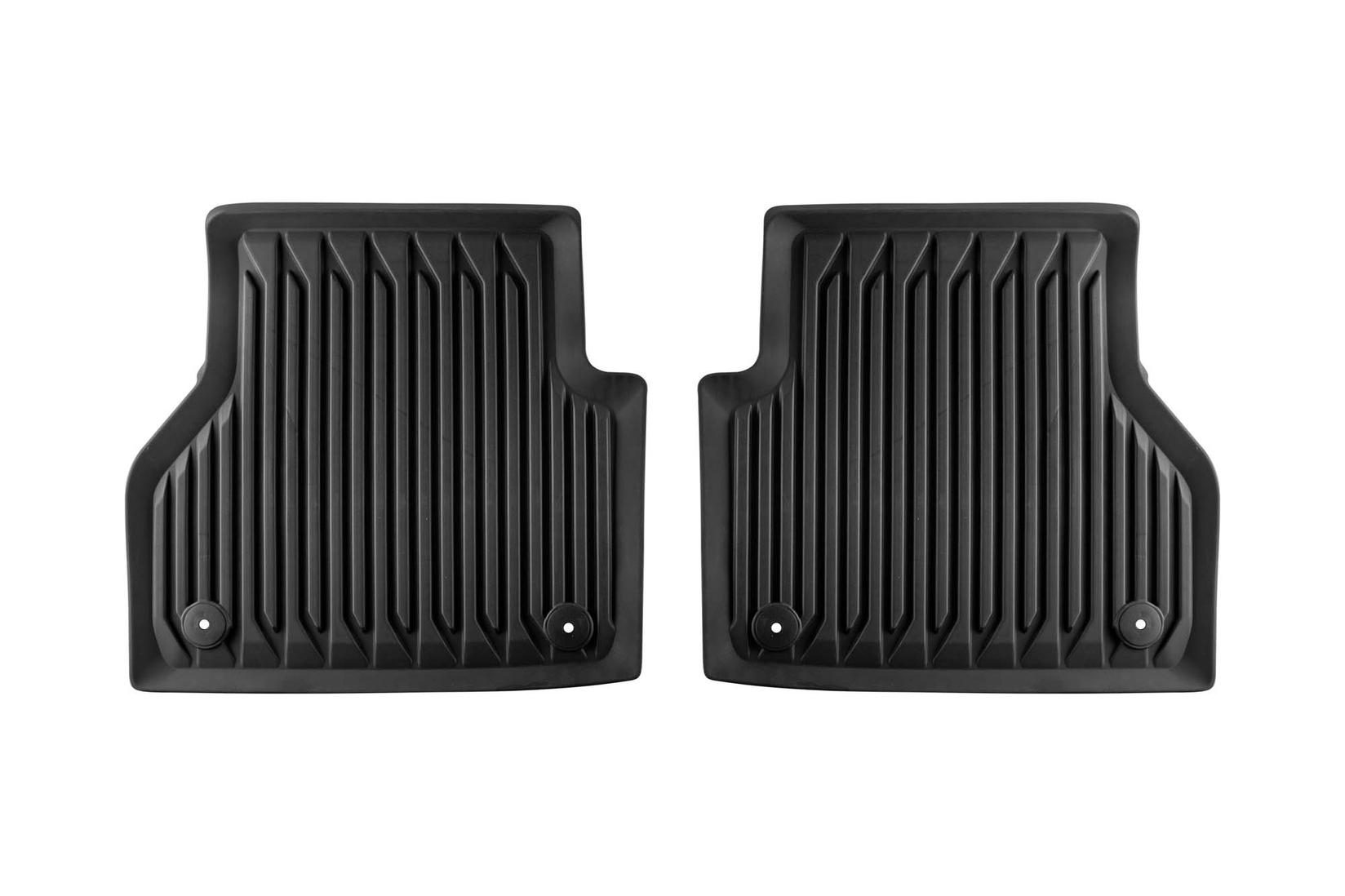 VW AG Задни Гумени патосници за Audi A6 седан A7 Sportrback по 2018 година 2 дела црни