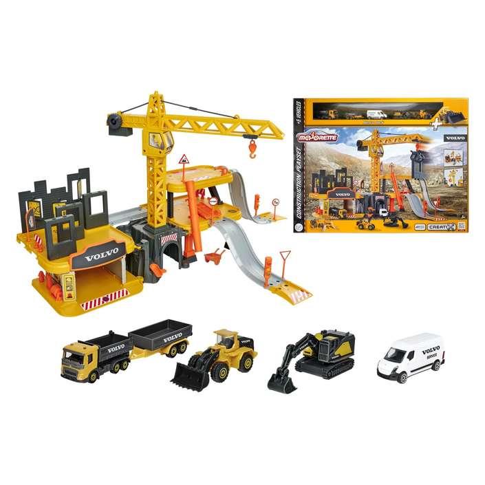 MAJORETTE Сет Construction + 5 Volvo автомобил
