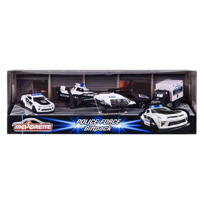MAJORETTE Сет 4 полициски автомобили 212053188