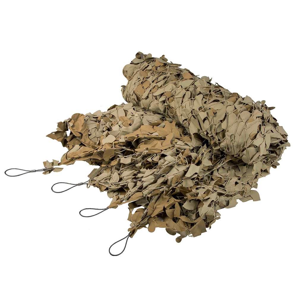 MIL TEC  Маскирна мрежа shade sail net broadleaf 5.0x5.0 – desert