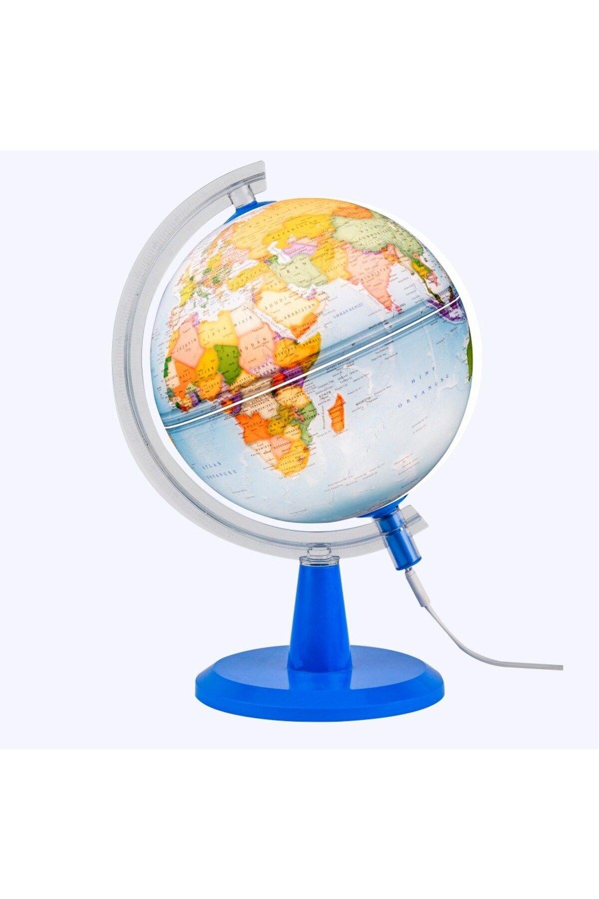 GURBUZ Глобус, 20цм, Англиски, LED, Modern Globe Political, 48203