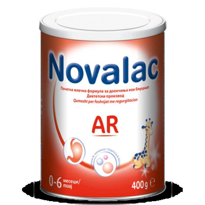 Novalac Ar Почетна Млечна Формула за Доенчиња Кои Бљуцкаат од 0-6 Месеци 400G
