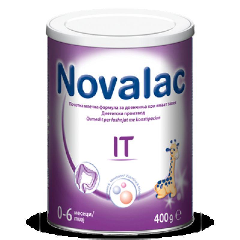 Novalac It Почетна Млечна Формула за Доенчиња Кои Имаат Запек од 0-6 Месеци 400G