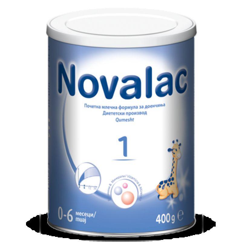Novalac 1 Почетна Млечна Формула за Доенчиња од 0-6 Месеци 400G