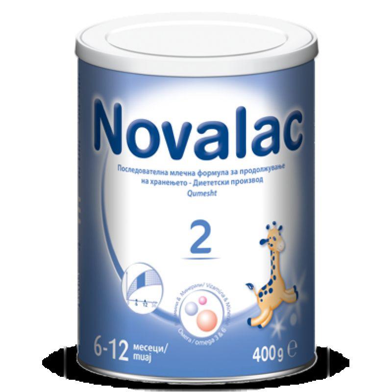 Novalac 2 Последователна Млечна Формула за Продолжување на Хранењето од 6-12 Месеци 400G