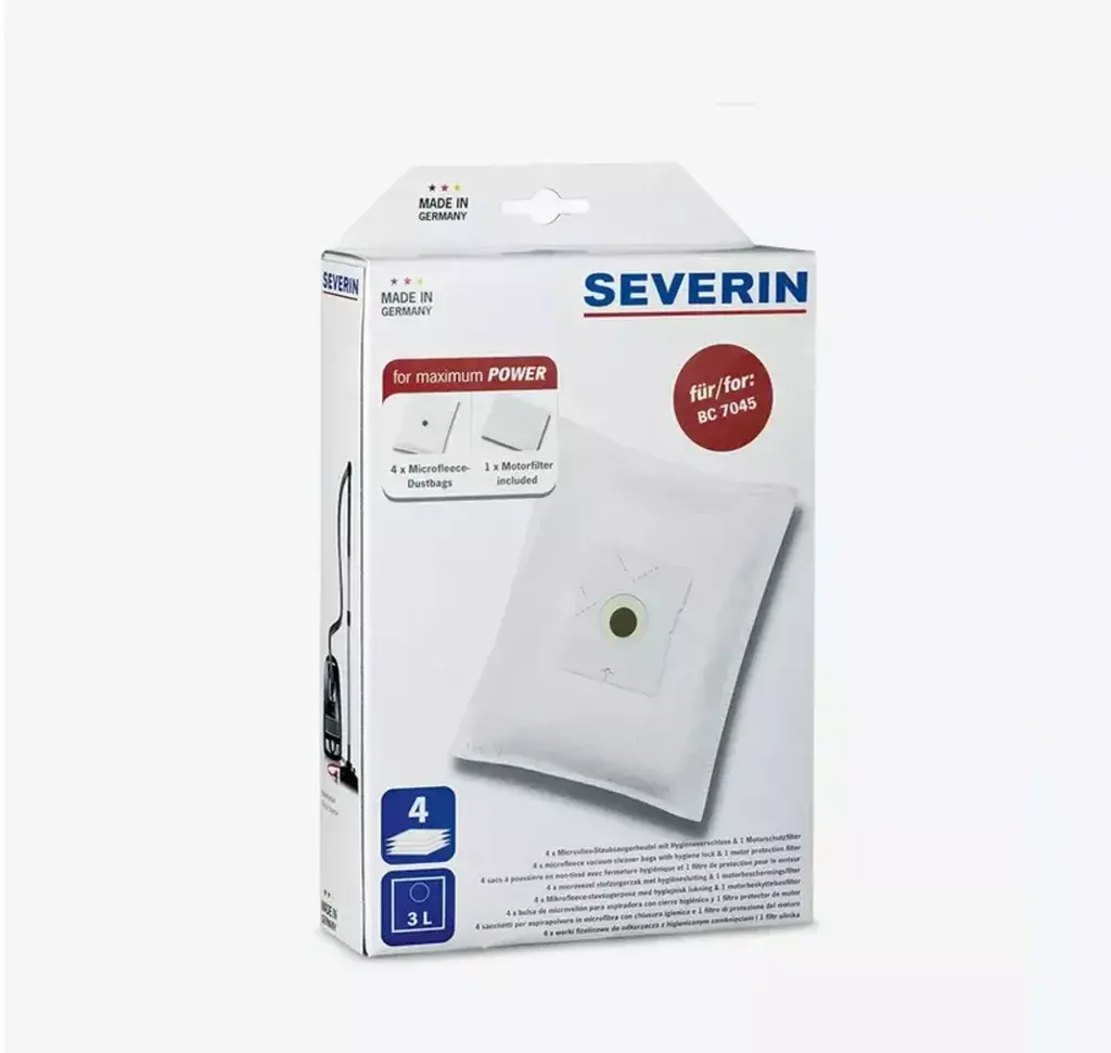 SEVERIN Сет Кеси И Филтер За Правосмукалка SB 7218 BC 7041 BC 7044 BC 7045 BC 7046