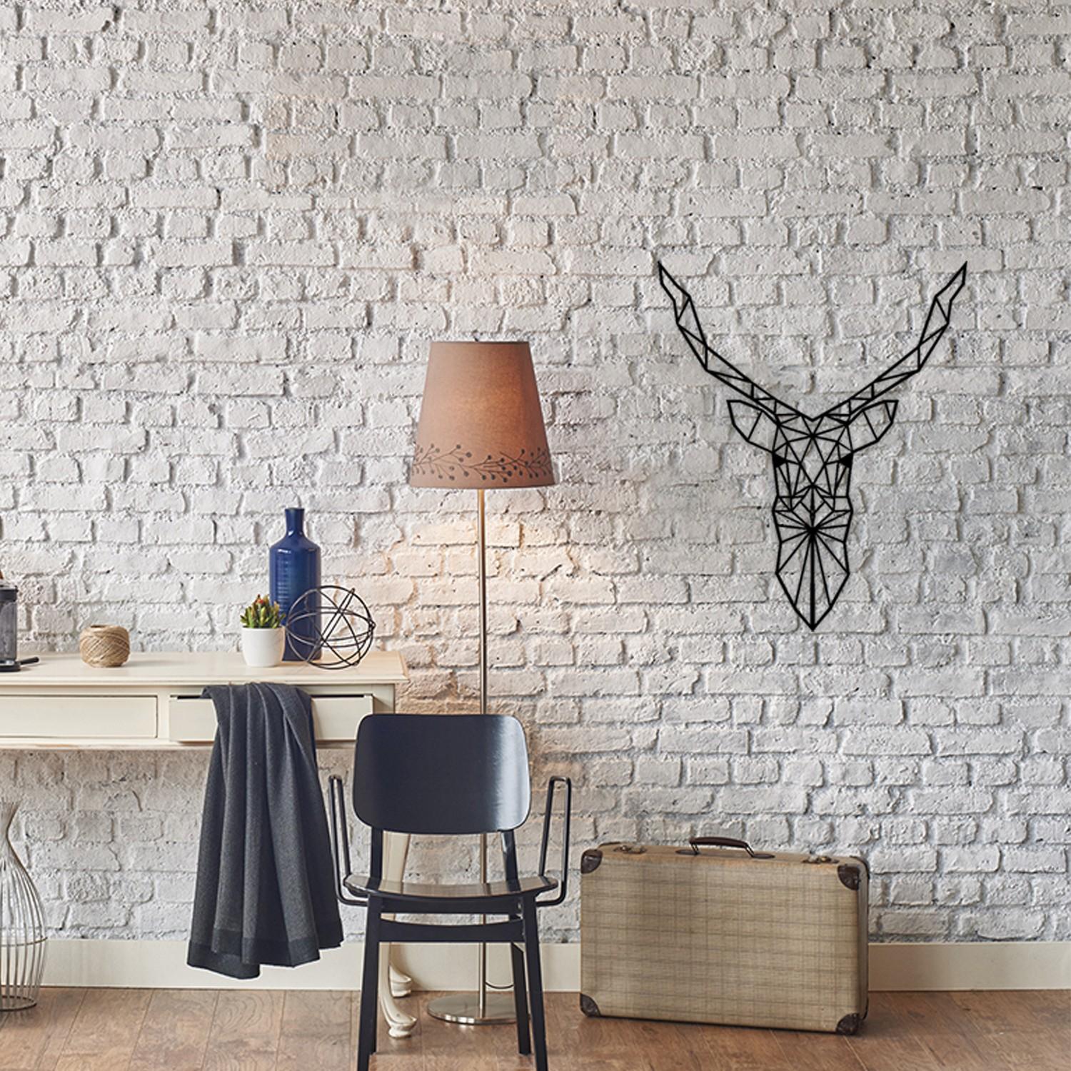 Wallity декорација за dzид Гејик, 50x60 см 2 мм, црна