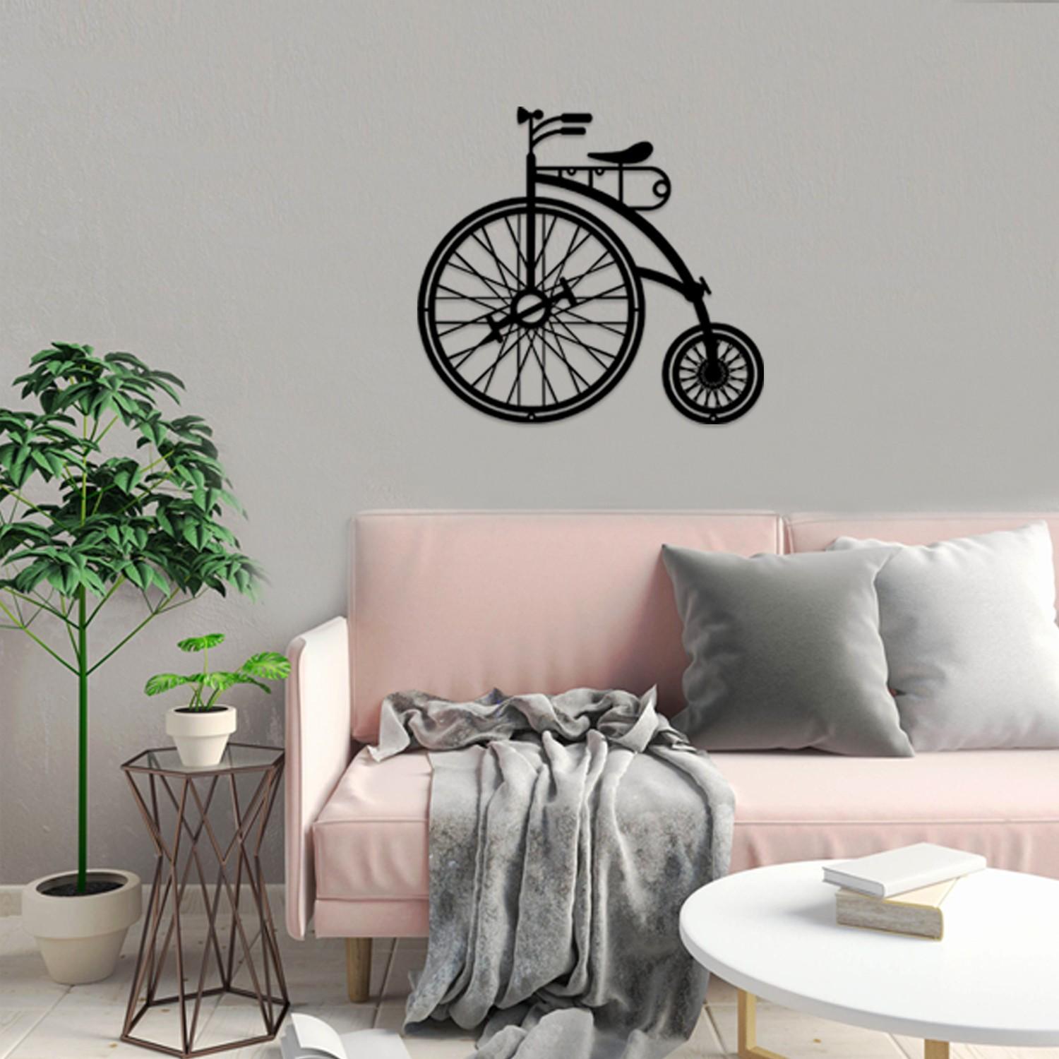 Wallity dzидна декорација со голема скала, 50x46 см 2 мм, црна