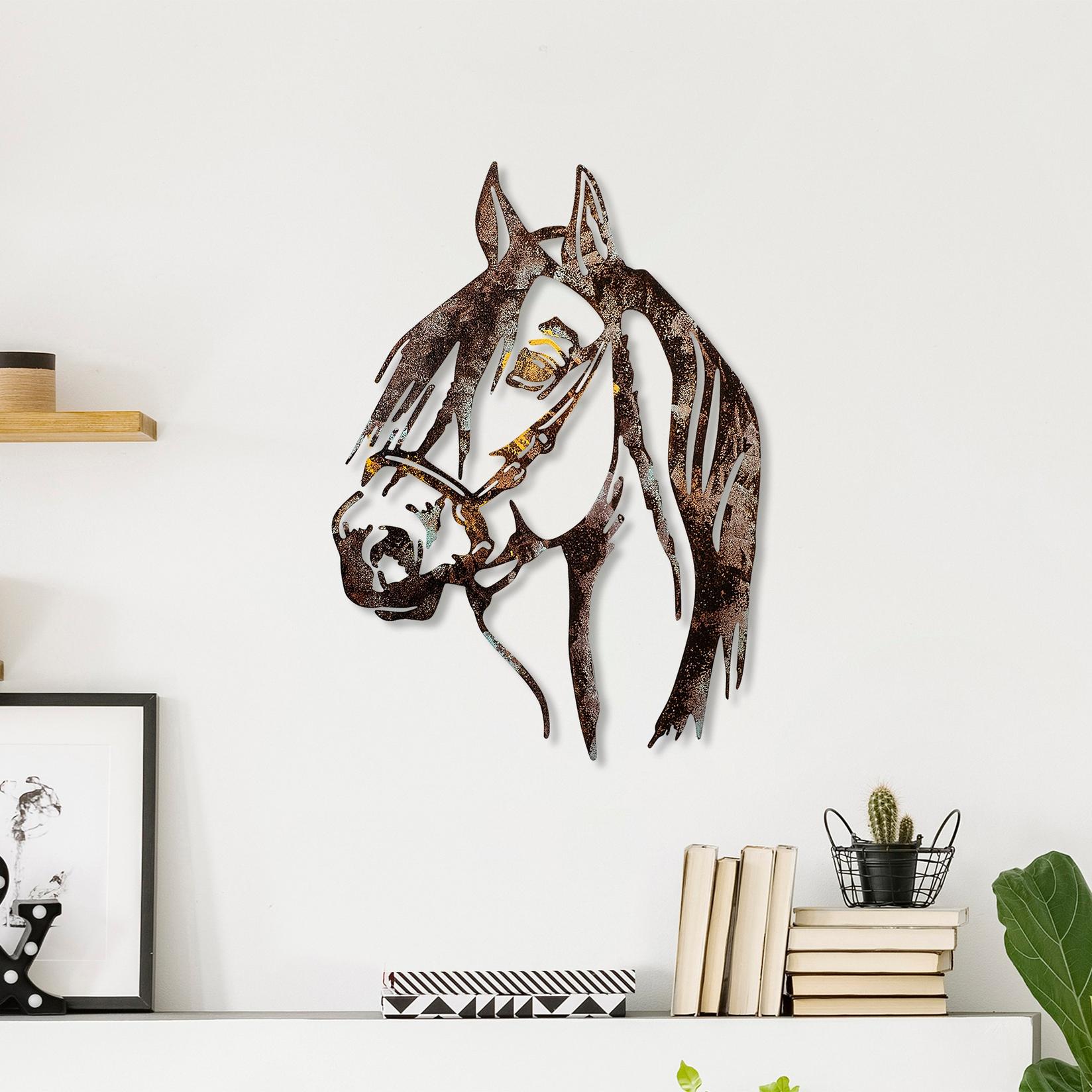 Wallity декорација за dzид Horse-2, 38x53 см, кафеава