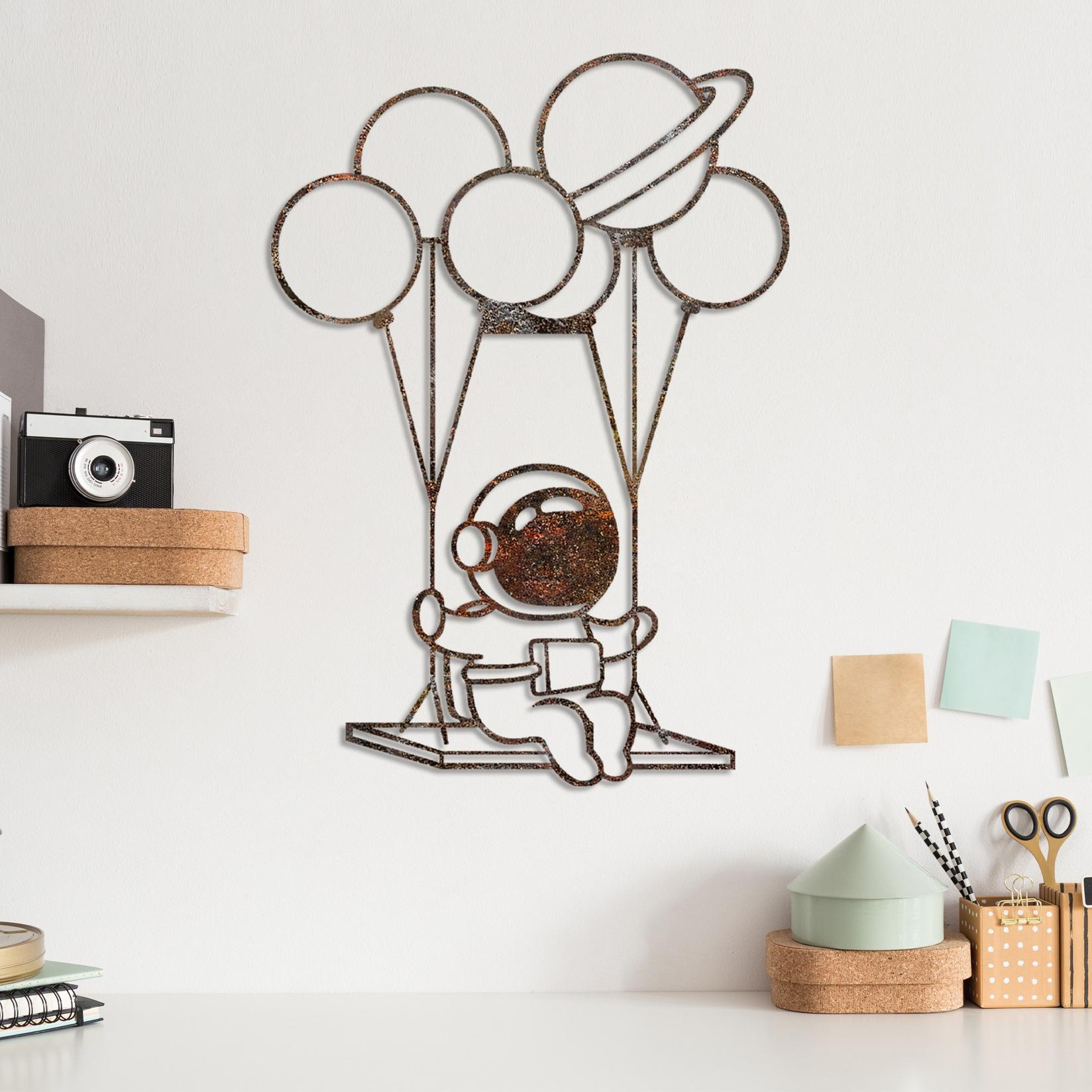 Wallity декорација за dzид Rusty Astro 1, 70x44 см, кафеава