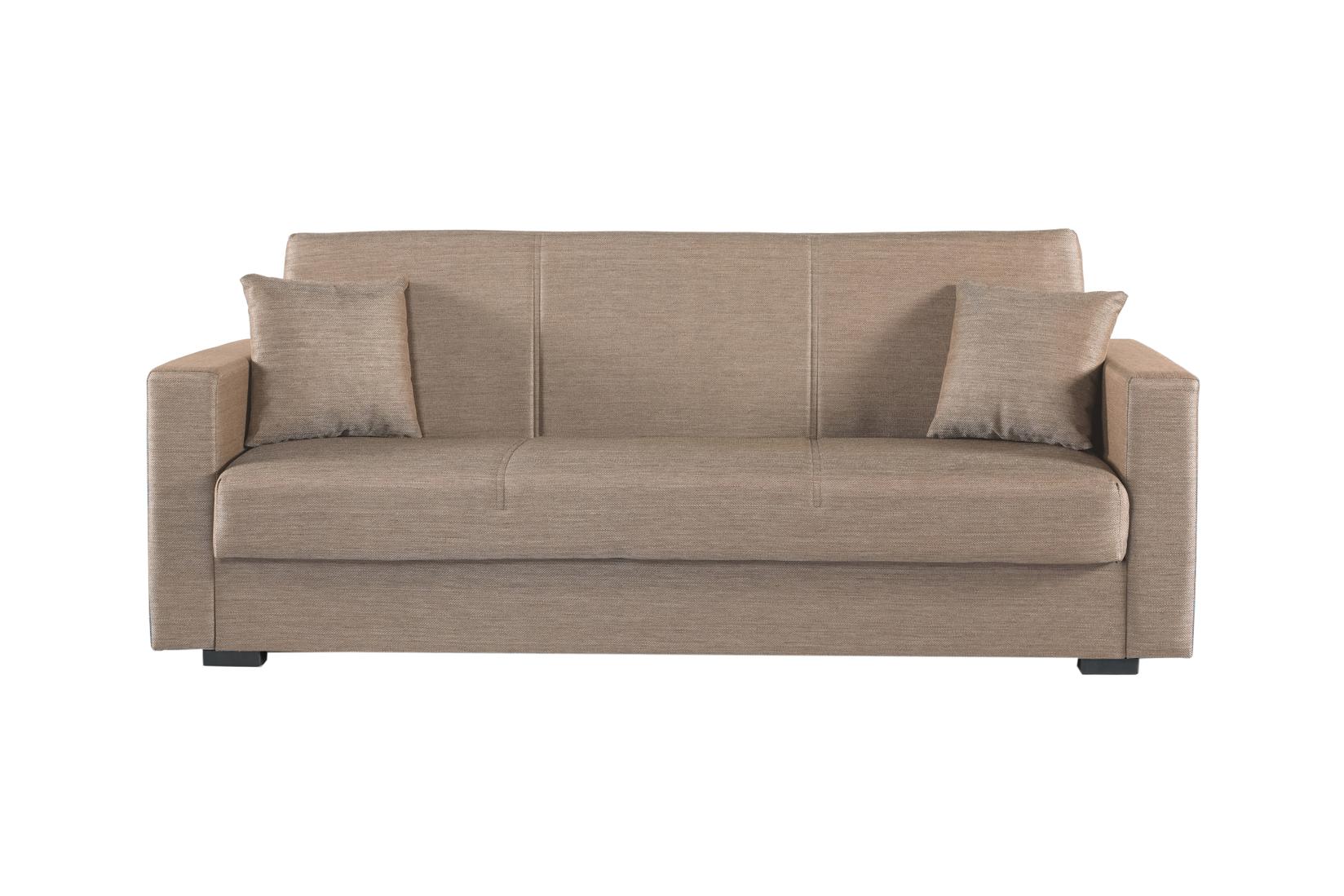 МЕБЕЛ-ВИ Тросед Промо 214х80х87cm, Крем